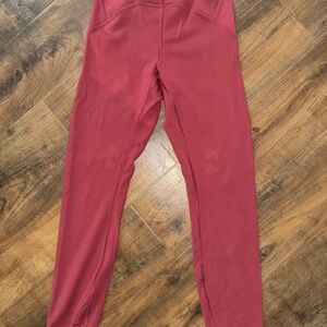Lululemon Red Leggings